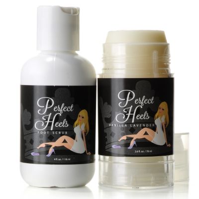 305-283 - #HollywoodTrends&trade; Perfect Heel Essentials Foot Scrub & Vanilla Lavender by Katie Cazorla