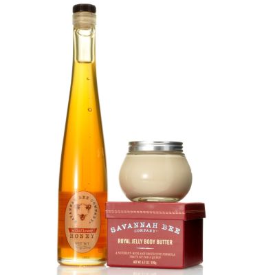 305-338 - Savannah Bee Company&reg; Wildflower Honey Flute & Royal Jelly Body Butter Duo