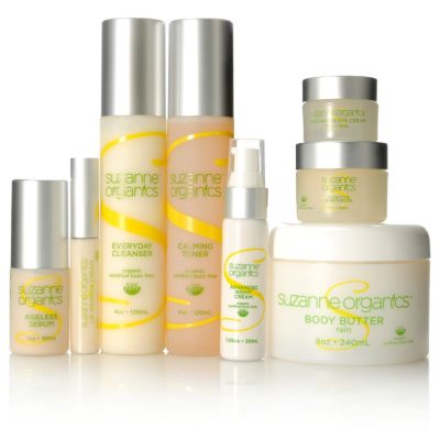 305-343 - Suzanne Somers Organics 8-Piece Ultimate Skin & Body Care Collection