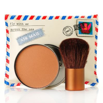 305-363 - CARGO Cosmetics Two-Piece Voyages Bronzer & Brush Collection