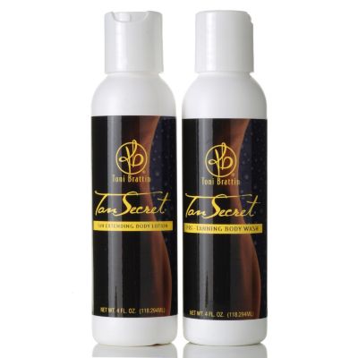 305-376 - Toni Brattin&reg; Tan Secret&reg; Two-Piece Body Wash & Body Lotion Kit 4 oz Each