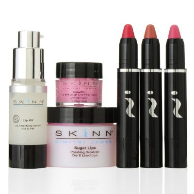 305-406 - Skinn Cosmetics Six-Piece Glossy & Enhanced Lip Set