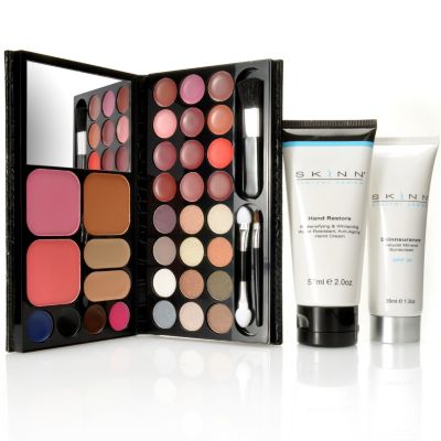305-410 - Skinn Cosmetics Three-Piece "On the Go" Beauty Essentials Kit 