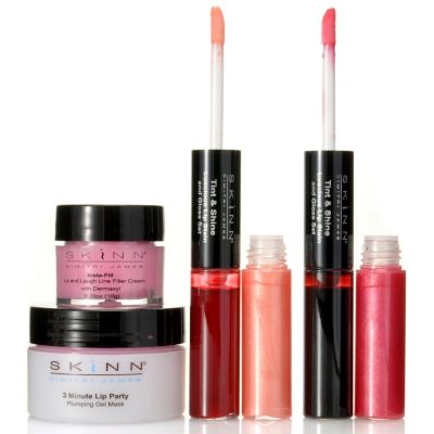305-411 - Skinn Cosmetics Four-Piece "No Fade Lip Color" Collection