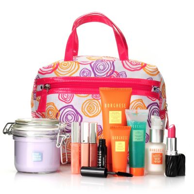 305-535 - Borghese Ten-Piece Summer Beauty Blockbuster Kit w/ Cosmetic Bag