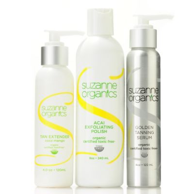 305-656 - Suzanne Somers Organics Three-Piece Tanning Trio Collection
