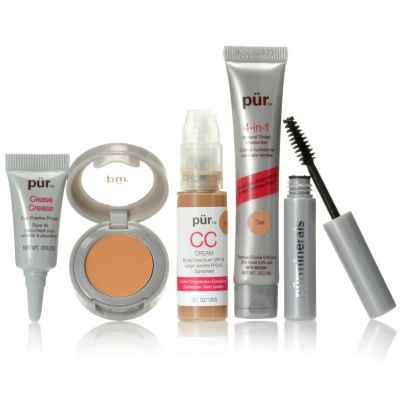 305-766 - P&uuml;r Minerals Four-Piece Complexion "Try Me" Kit & Impact+ Mascara