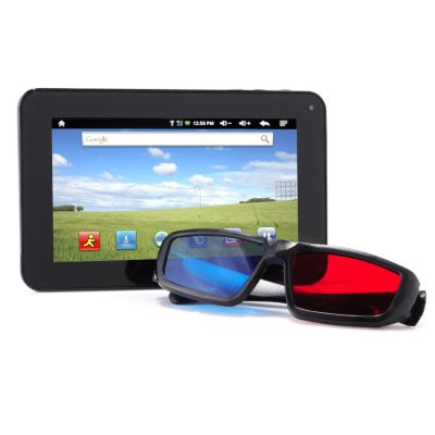 Ematic 7" Tablet w Sleeve, Screen Protector, Earphones, Charger, USB