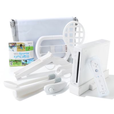 NINTENDO WII SPORTS BUNDLE W/ ACCESSORIES