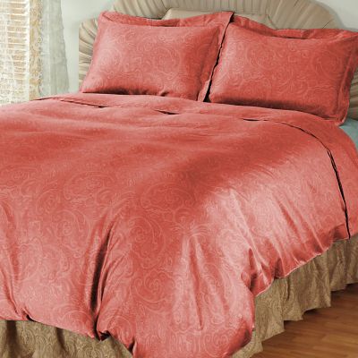 Coral Rose Paisley