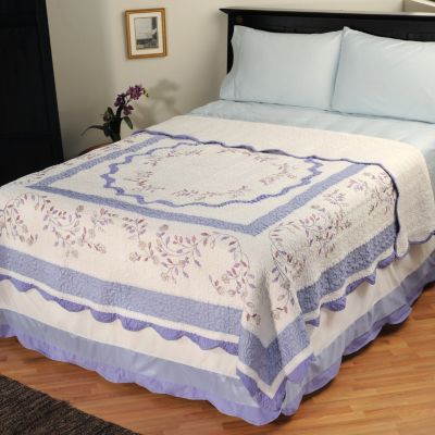 NORTH SHORE COLLECTIBLE QUILTS "MISTY VINE" LIMITED EDITION QUILT - KING