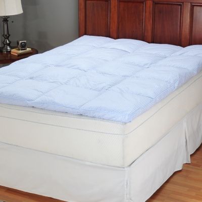 North Shore Linens 230tc Cotton Granny Stripe Feather Bed