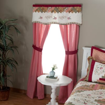 "Millbrook" Valance and Drapes Set