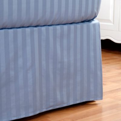 401-850 - Macy's Charter Club 500TC Pima Cotton Damask Stripe Bedskirt