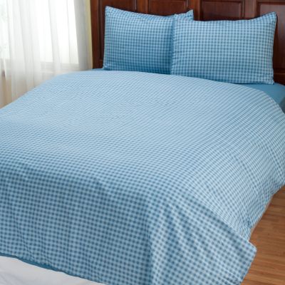 Cozelle "Gingham" Microfiber 3pc Duvet Set