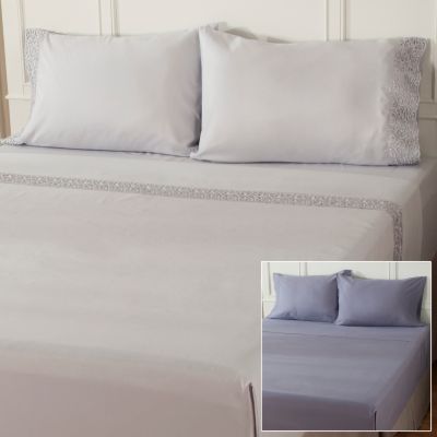 Cozelle Macrame Microfiber Sheet Set