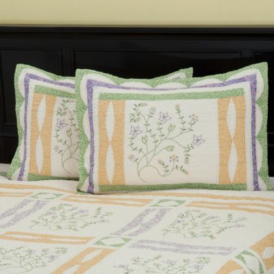"Jasper" Quilted Sham Pair