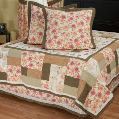 "Marquette" Euro Sham Pair and Bedskirt Set