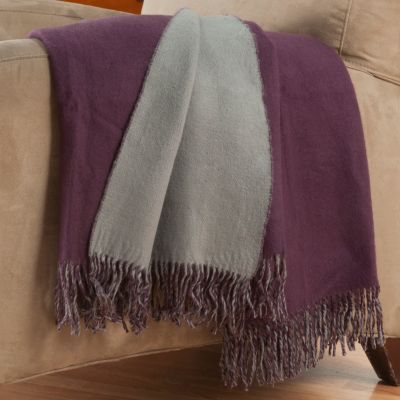 402-115 - Cozelle&reg; 50'' x 60'' Reversible Fringed Throw