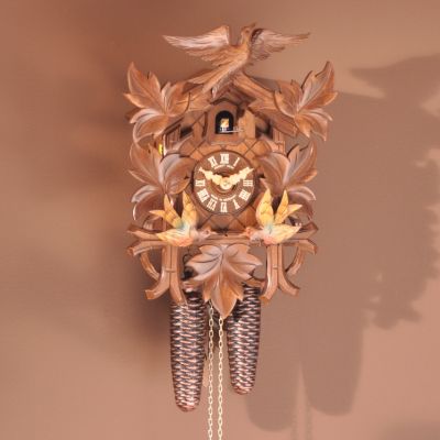 HUBERT HERR FLYING BIRD ORIGINAL BLACK FOREST CUCKOO CLOCK