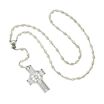 WATERFORD CRYSTAL CELTIC ROSARY BEADS