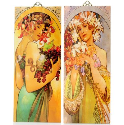 405-577 - Set of Two Aroma of Spring Reversible Wall Panels