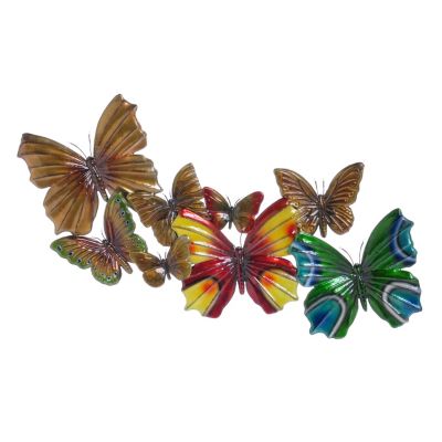 405-729 - Butterfly 21.5" x 47" LED-Lit Wall Plaque