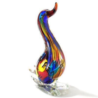 Favrile Art Glass Duck Figurine
