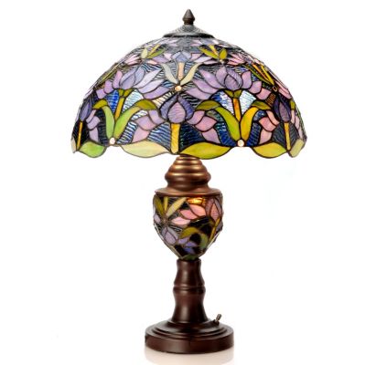 Blooming Lotus Double Lit Table Lamp