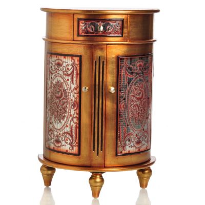 Argento Mosaic Halfmoon Cabinet