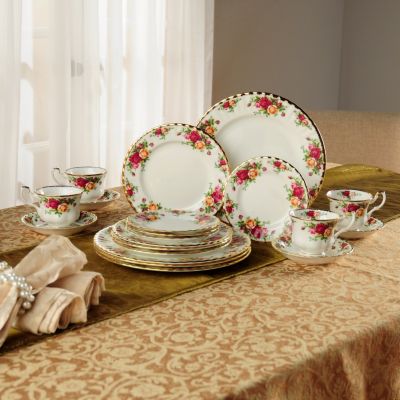 Royal Albert Old Country Rose 20 Piece Dinnerware Set