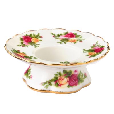 Royal Albert Old Country Rose Low Candle