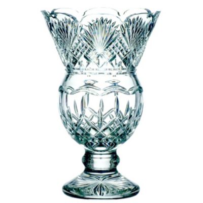 406-045 - Waterford&reg; Crystal Signed Lismore Thistle 8-1/2'' Vase