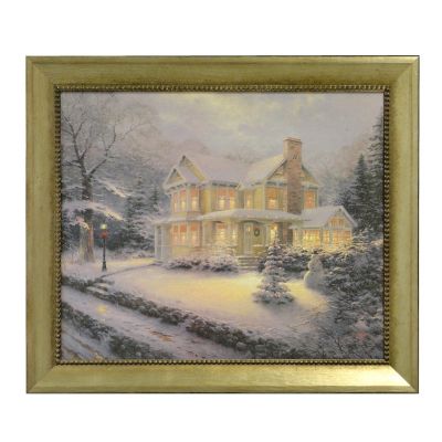 Victorian Christmas III Textured Print