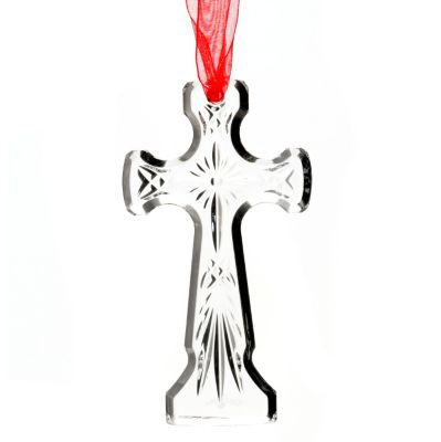 406-071 - Waterford&reg; Crystal Kells Cross 4" Ornament 