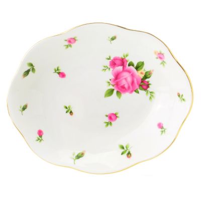 Royal Albert Country Rose Oval Tray signed by Michael Doulton