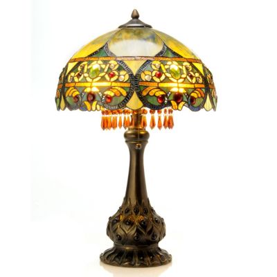 OMBRE BEADED CRYSTAL TABLE LAMP