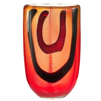 Favrile Art Glass Hand Blown Volcano Vase