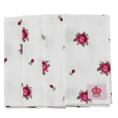 Royal Albert New Country Roses Set of 4 Napkins