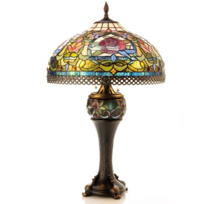 SPRING GARDEN DOUBLE LIT TABLE LAMP