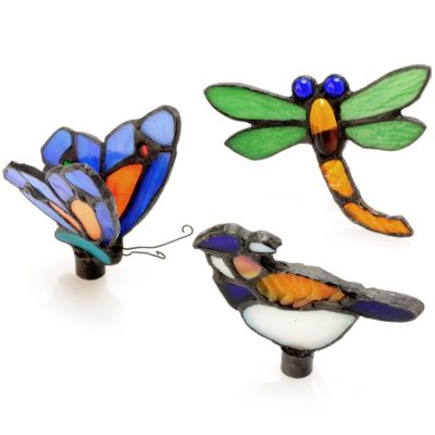 SET OF THREE FINIALS "CRITTER COLLECTION"
