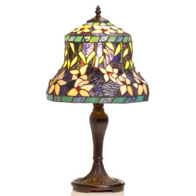 TIFFANY STYLE BLUE TABLE LAMP