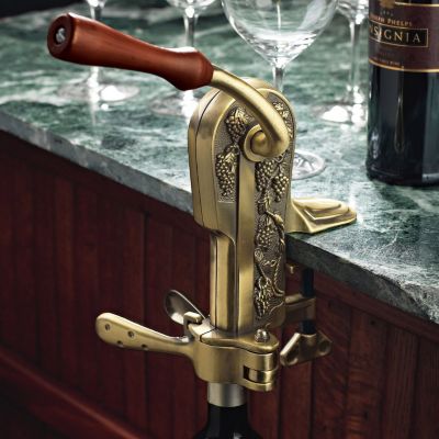 407-492 - Wine Enthusiast Bronze Legacy Corkscrew