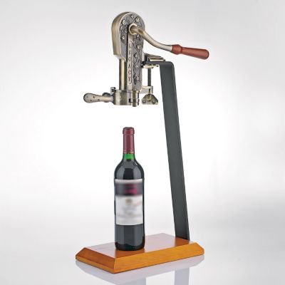 407-494 - Wine Enthusiast Bronze Legacy Corkscrew w/ Stand