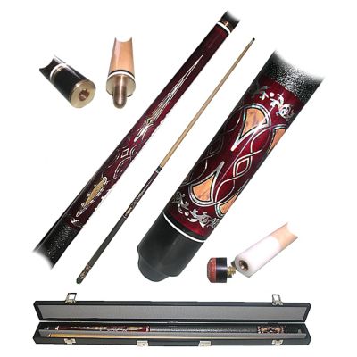 410-665 - "Old Western Saloon" 58" Pool Cue Stick w/ Case