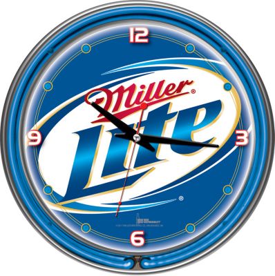 410-798 - Miller Lite Officially Licensed Neon Clock 