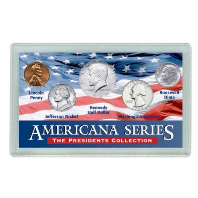 411-562 - Americana Presidents Five Piece Coin Set