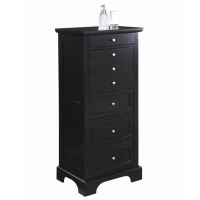BEDFORD LINGERIE/JEWELRY CABINET BLACK F