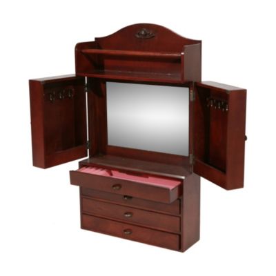 WALL-MOUNT JEWELRY ARMOIRE