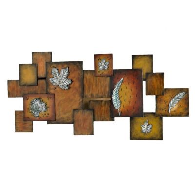 412-923 - Abstract Leaves Wall Art Panel
